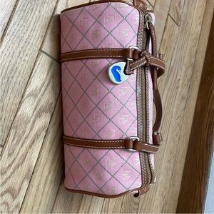 Pink and Brown Women's Bag